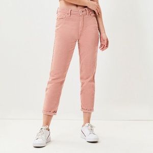 NWT Pacsun Hibiscus corduroy mom jean